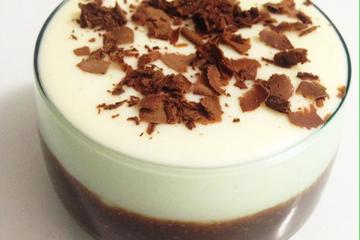 Mousse de chocolate e limão