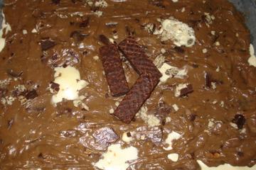 Torta de Bis com sorvete