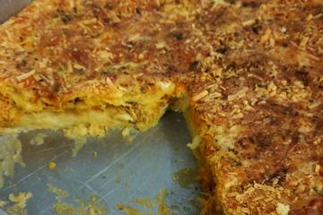 Pizza rápida de liquidificador