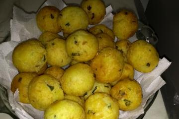 Bolinho de bacalhau simples e gostoso