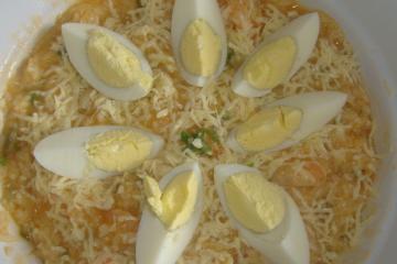 Risoto de camarão