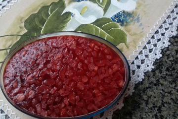Torta de morango com gelatina