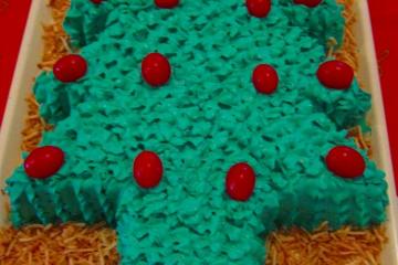 Torta salgada árvore de Natal