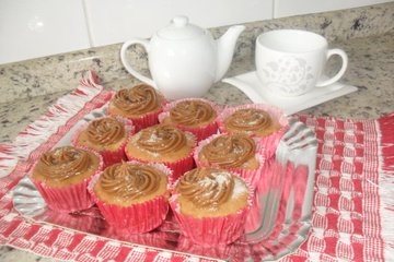 Cupcake de baunilha