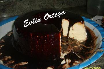 Pudim gelado tipo sorvete