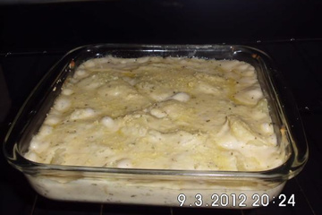 Batata ao molho branco fácil