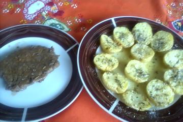 Batata rápida de microondas