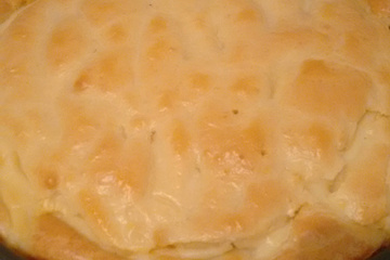 Torta de frango de liquidificador
