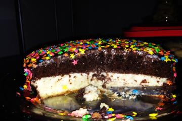 Bolo prestigio para aniversário