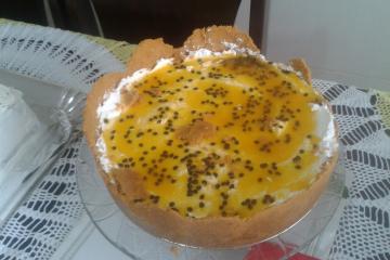 Torta de maracujá