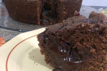Bolo de chocolate cremoso