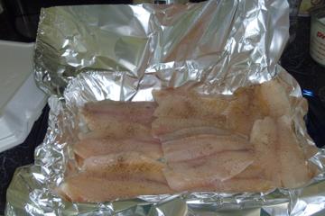 Peixe no papelote