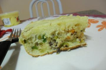 Torta deliciosa de sardinha