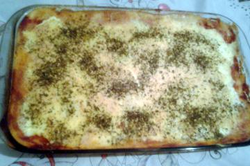 Bolo de batata com presunto e queijo