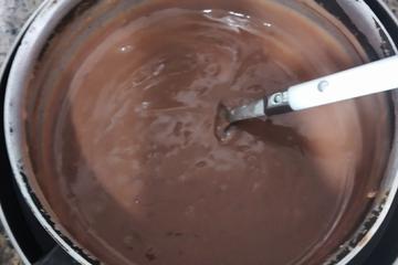 Mingau de chocolate