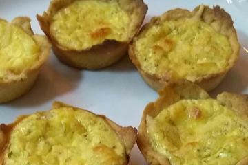 Quiche queijo Minas