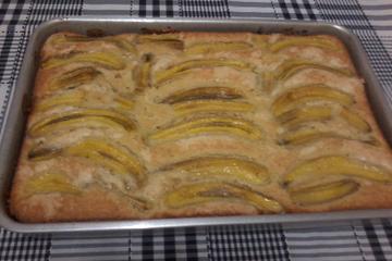 Torta fácil de banana