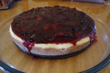 Cheesecake de frutas vermelhas especial