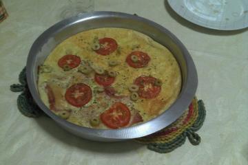 Massa para pizza de liquidificador