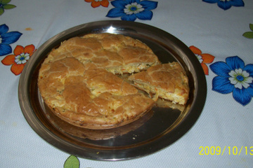 Torta para o lanche (Frango com catupiry)