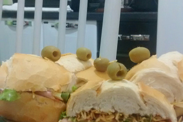 Lanche de lombo canadense
