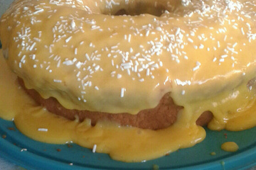 Calda para bolo de laranja