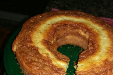Bolo de goma de tapioca