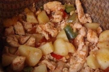 Filé de frango com batata