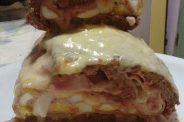 Rocambole de Carne Moída