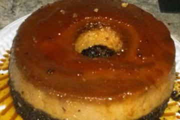 Bolo pudim de laranja