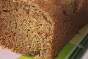 Pão integral de aveia
