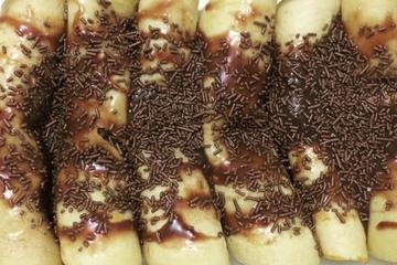 Panqueca doce de brigadeiro