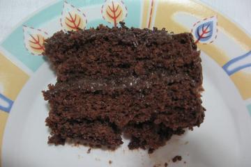 Bolo de chocolate delicioso