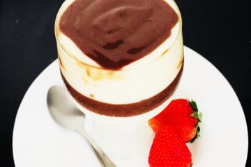 Mousse de chocolate e limão
