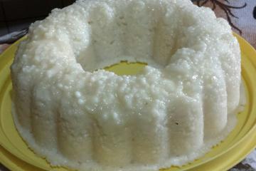 Bolo de tapioca cremoso (não vai ao forno)
