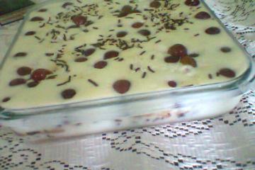 Meu pavê de coco e chocolate