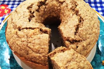 Bolo de banana sem açúcar