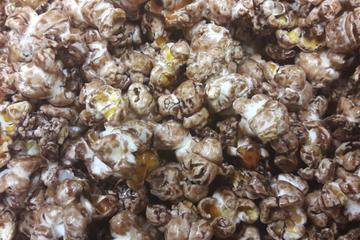 Pipoca com chocolate