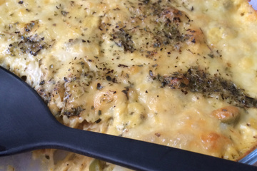 Fricassê saboroso de frango