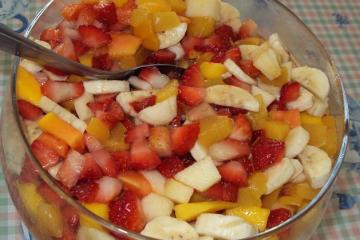 Salada de frutas gostosa