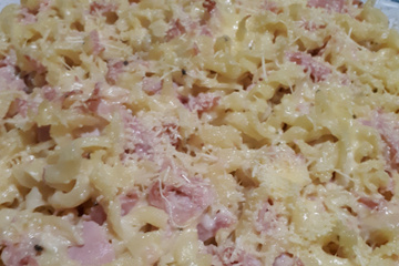 Macarrão cremoso