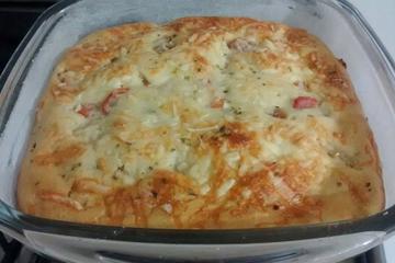 Torta salgada light rápida