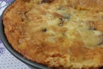 Bolo de banana da terra frita