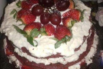 Receita de Bolo red velvet com recheio de cream cheese, enviada por  tudogostoso - TudoGostoso