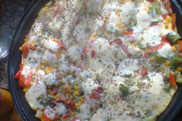 Omelete de legumes light