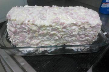 Torta fria três sabores