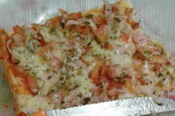 Pizza rápida de liquidificador