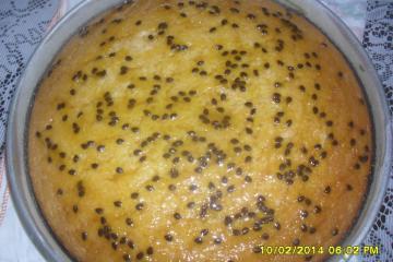 Bolo de gelatina de limão