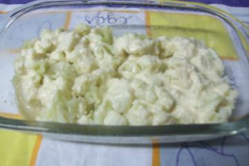 Couve-flor gratinada