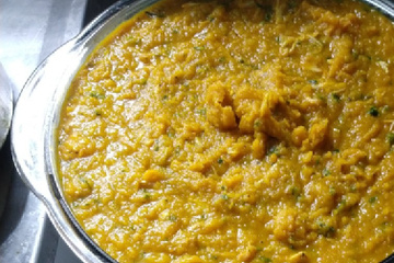 Purê de abóbora com frango fácil e delicioso